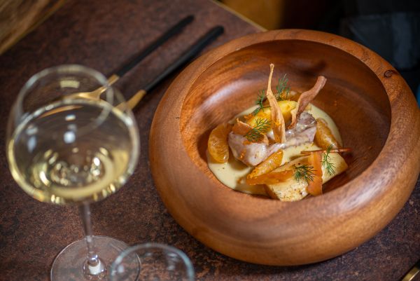 Menu Inspiration en 4 services avec accords mets et vins