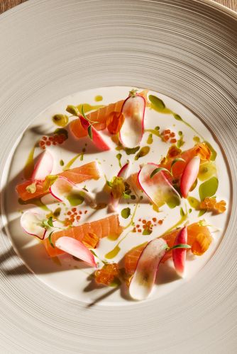Menu dégustation en 5 services
