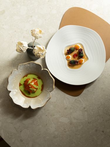 Menu Harmonie avec accord mets et vins en 4 verres